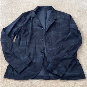 Black Camo lulu City Jacket/Blazer